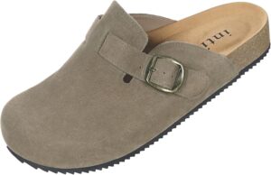 Intini – Mules (Cuir, Marron Foncé) · 6 alternatives au Birkenstock dès 20 €
