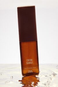 ZARA : Cocoa Sunset Hair & Body Mist (150 ml) · Des alternatives à Sol de janeiro gourmandes!