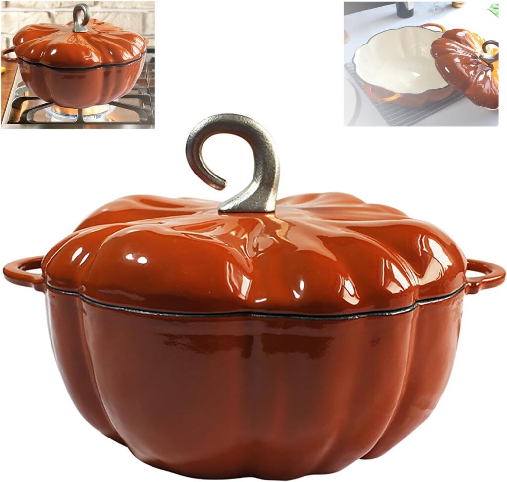 Cocotte citrouille fonte