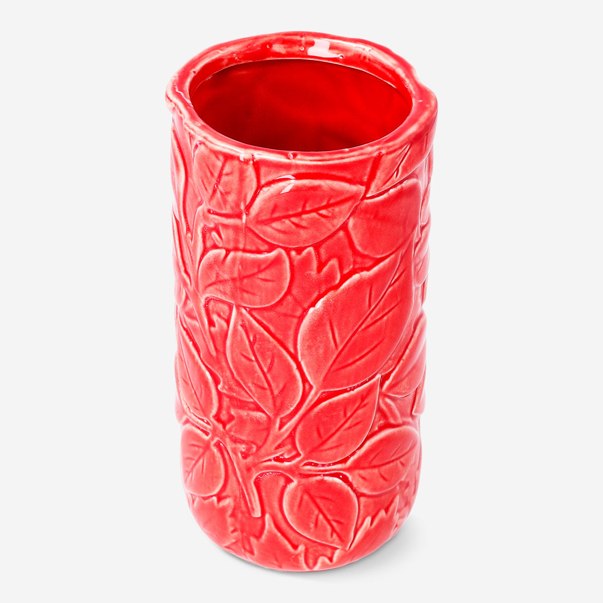 Vase feuille en relief 16 cm