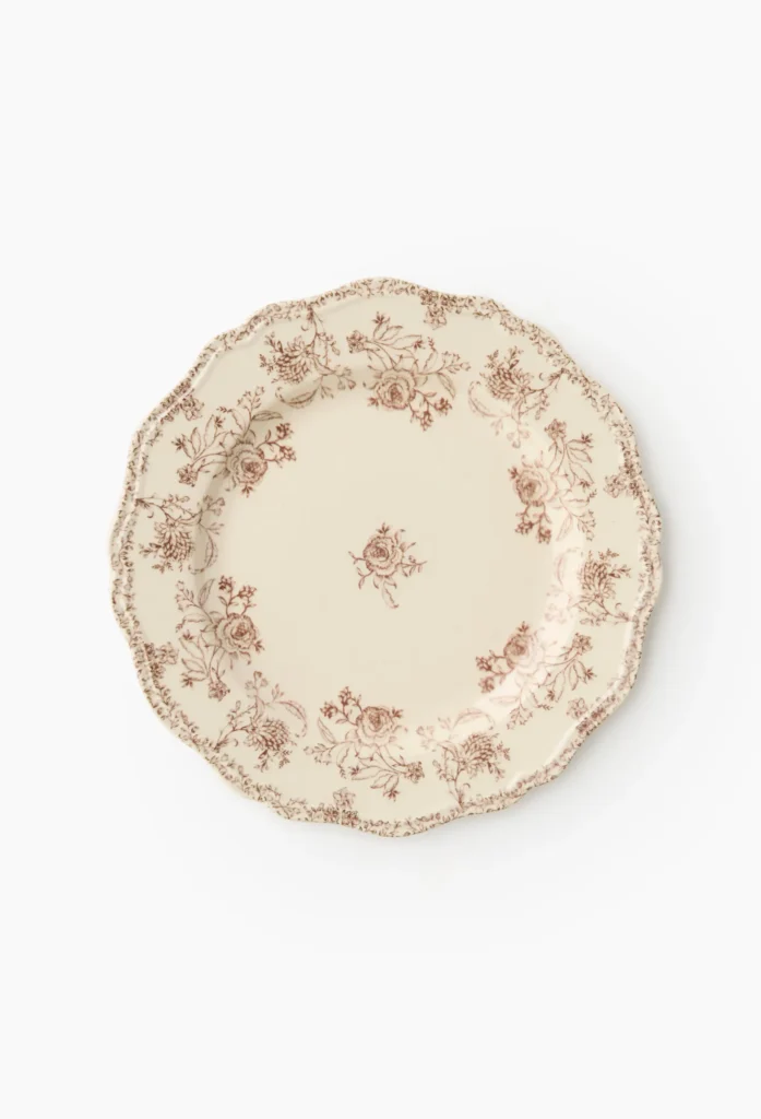 Monoprix Assiette plate finition imprimée
