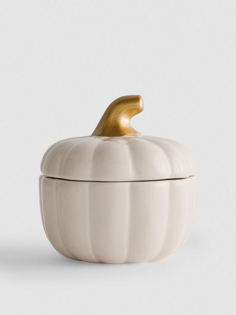 Bougie citrouille à couvercle