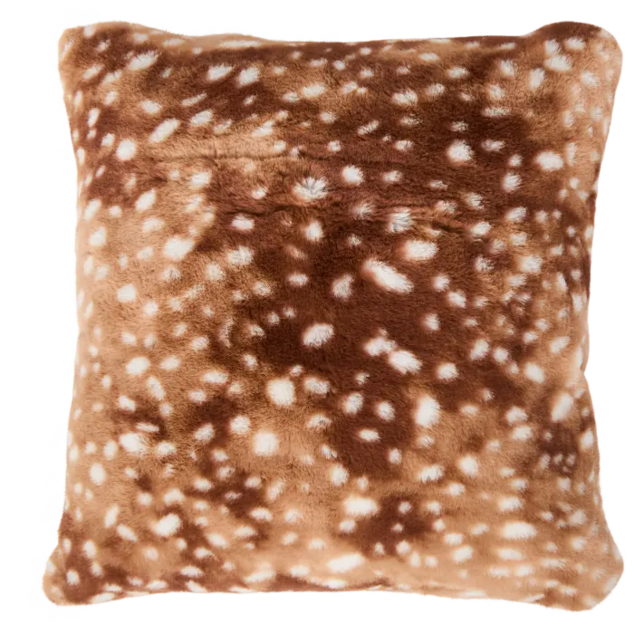Coussin en fausse fourrure