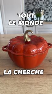 Gifi Gifi Cocotte fonte forme citrouille 24 cm · Cocotte citrouille : dupes de la Le Creuset (Action, gifi…)