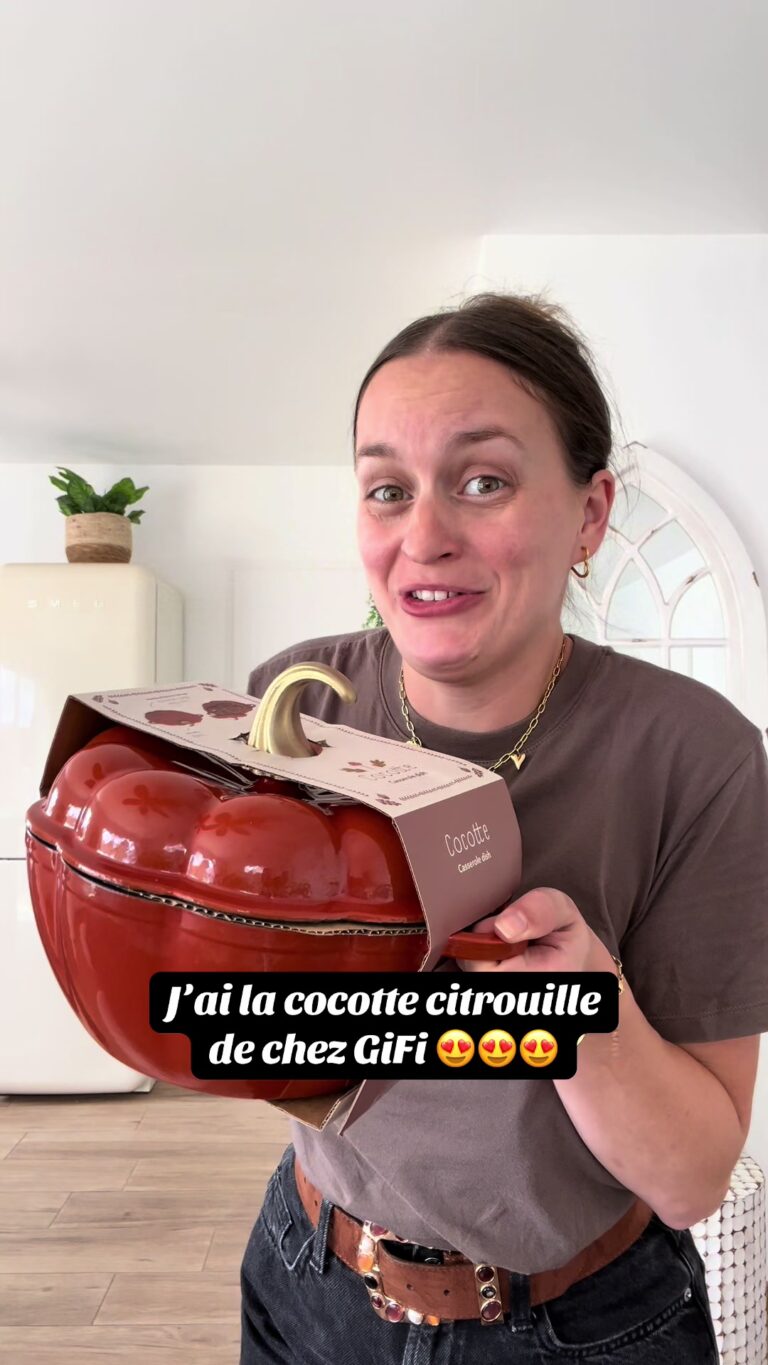 Gifi Gifi Cocotte fonte forme citrouille 24 cm · Cocotte citrouille : dupes de la Le Creuset (Action, gifi…)
